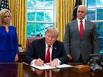 El presidente estadounidense, Donald Trump El presidente estadounidense, Donald Trump