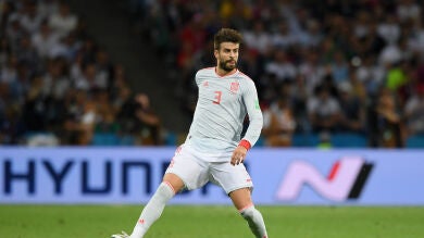 Gerard Piqué cumple 100 partidos con la selección española