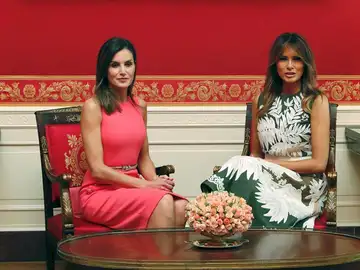 Melania Trump y la Reina Letizia Melania Trump y la Reina Letizia