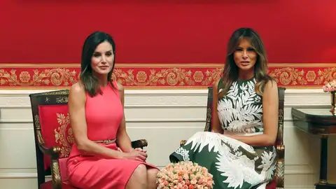 Melania Trump y la Reina Letizia Melania Trump y la Reina Letizia