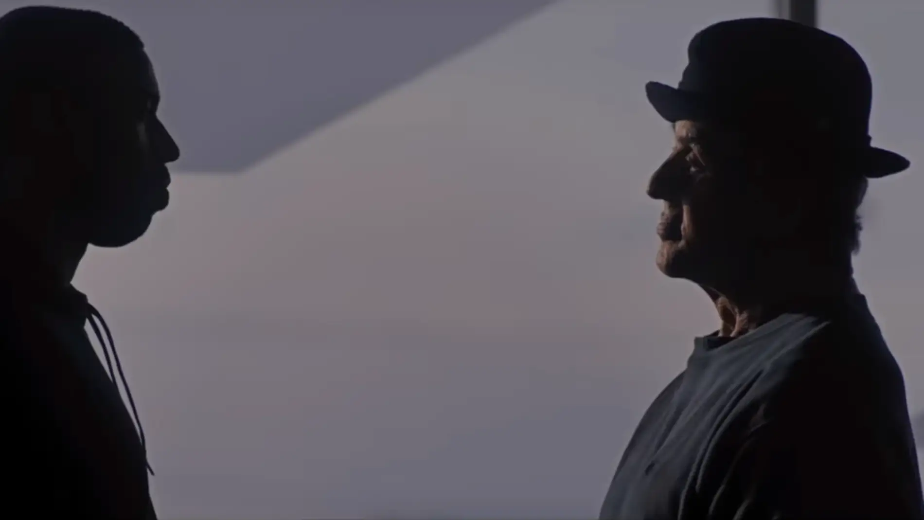 Michael B. Jordan y Sylvester Stallone en 'Creed II'
