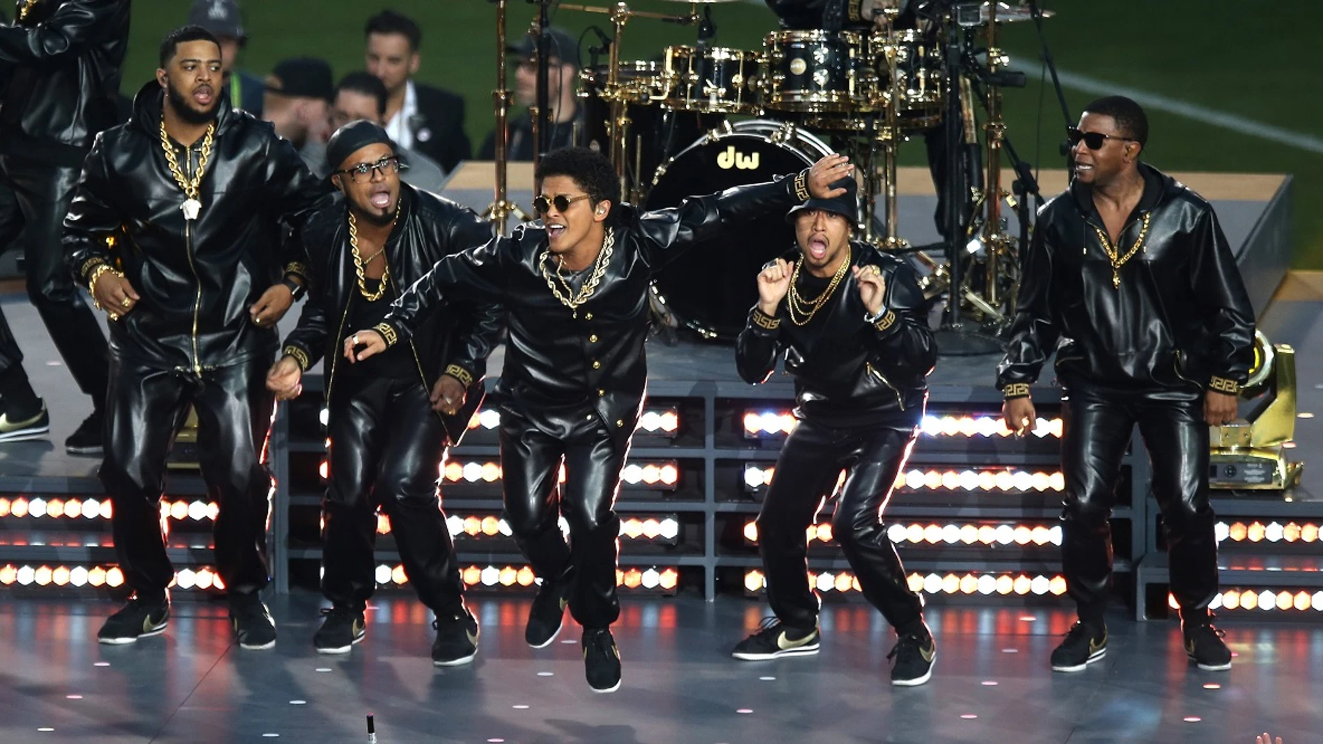 Imagen de archivo de un concierto de Bruno Mars Imagen de archivo de un concierto de Bruno Mars