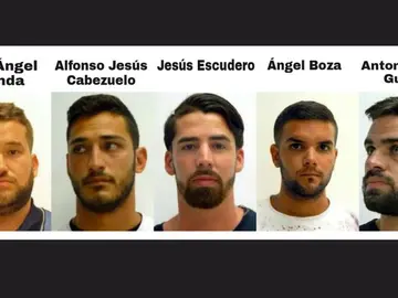Los cinco miembros de La Manada Los cinco miembros de La Manada