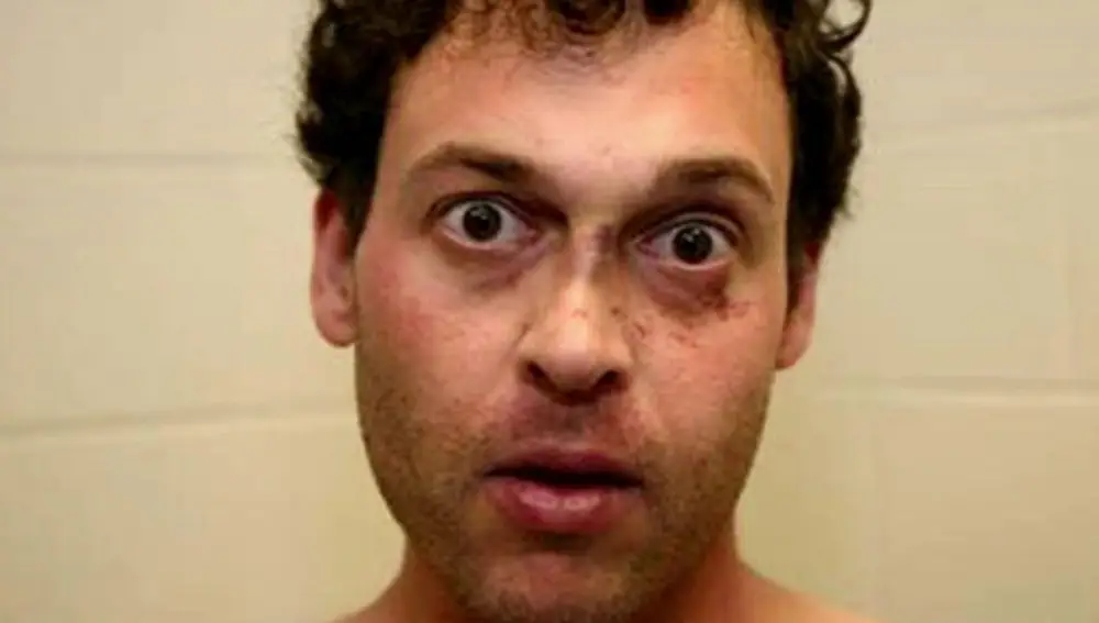 Imagen de la ficha policial de Blake Leibel Imagen de la ficha policial de Blake Leibel