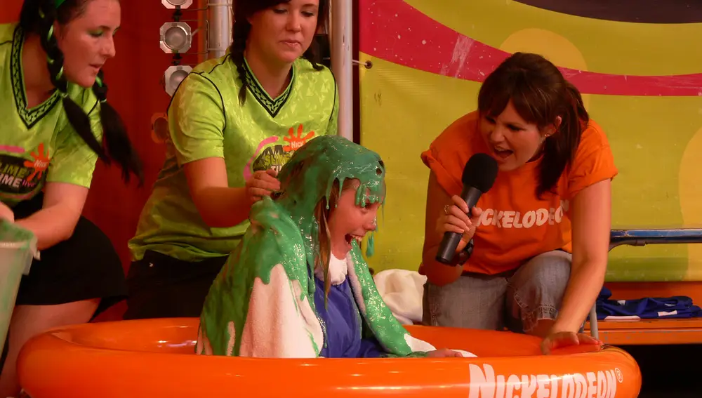 El slime se hizo muy popular en los programas de Nickelodeon.
