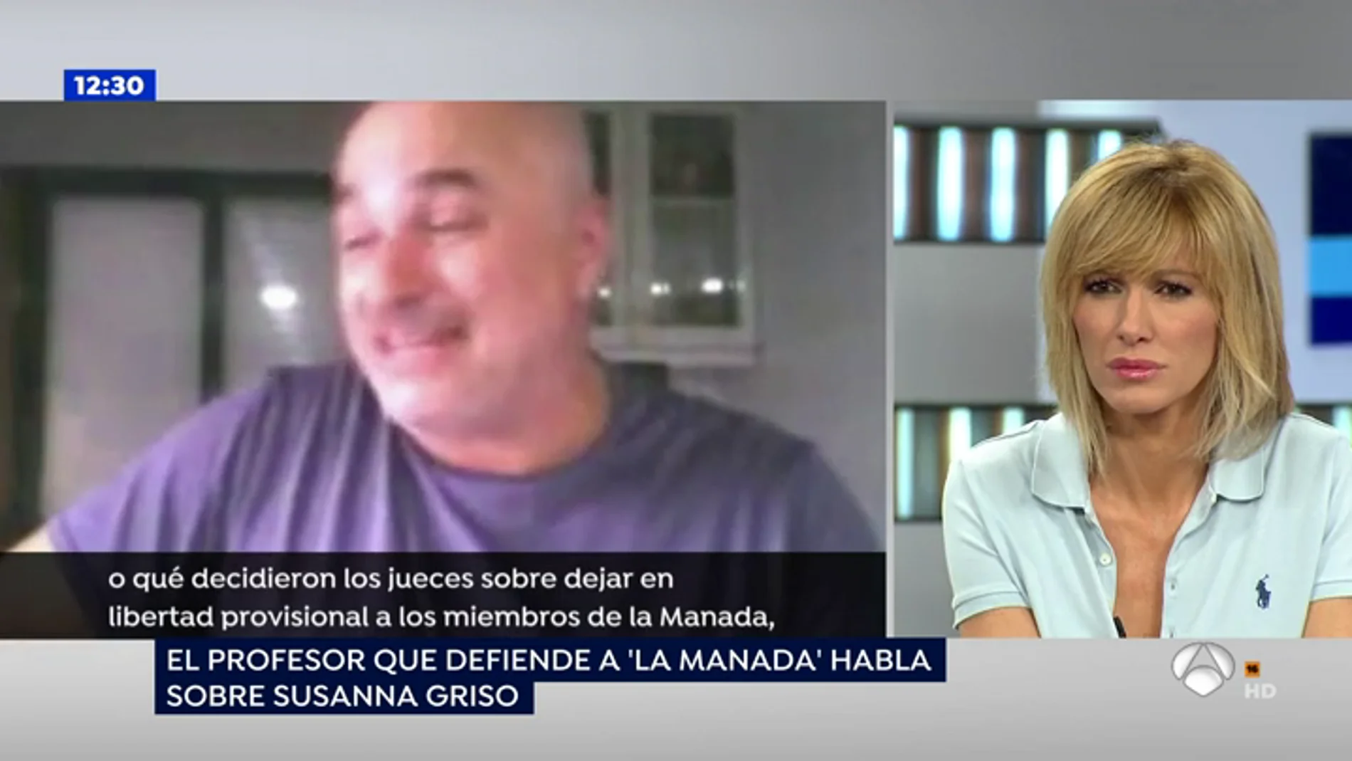 Los vídeos que el profesor que defiende a 'La Manada' asegura que ha censurado Espejo Público