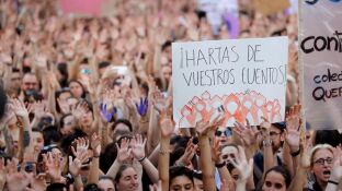 Manifestaci&oacute;n de mujeres en Madrid
