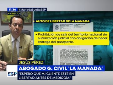 Jesús Pérez, abogado de uno de los miembros de 'La Manada': "Mi cliente es consciente de la alarma social y de que está amenazado de muerte"