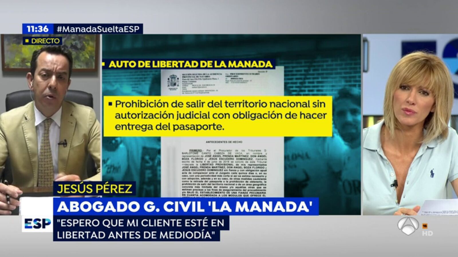 Jesús Pérez, abogado de uno de los miembros de 'La Manada': 