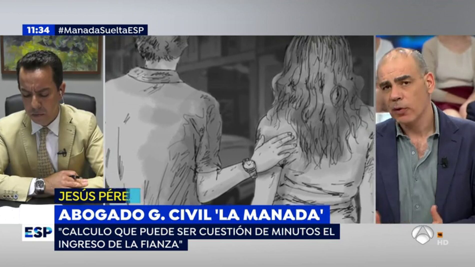  El abogado del Guardia Civil de 'La Manada': "Su salida de prisi&oacute;n no deber&iacute;a generar alarma social"