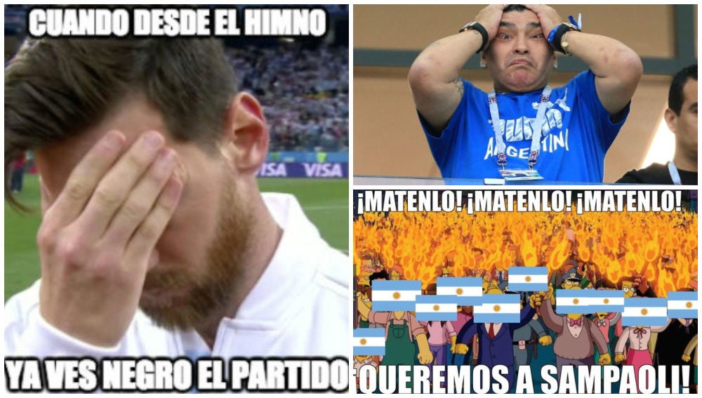 Los 'memes' de la debacle de Argentina ante Croacia