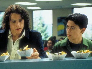 Heath Ledger y Joseph Gordon Levitt en '10 razones para odiarte' Heath Ledger y Joseph Gordon Levitt en '10 razones para odiarte'