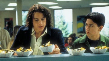 Heath Ledger y Joseph Gordon Levitt en '10 razones para odiarte'