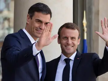 Emmanuel Macron y Pedro Sánchez Emmanuel Macron y Pedro Sánchez