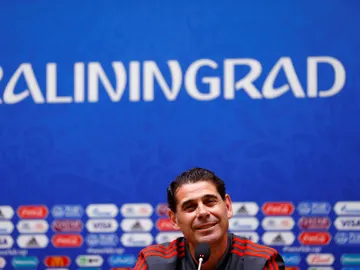 Fernando Hierro comparece ante los medios Fernando Hierro comparece ante los medios