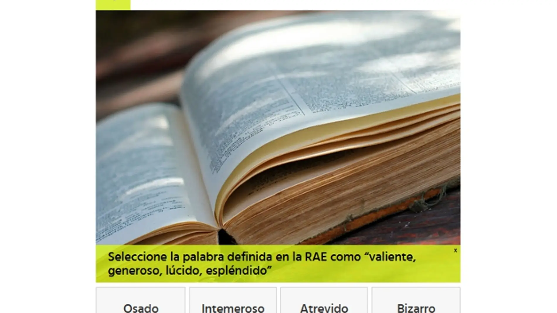 Test de vocabulario
