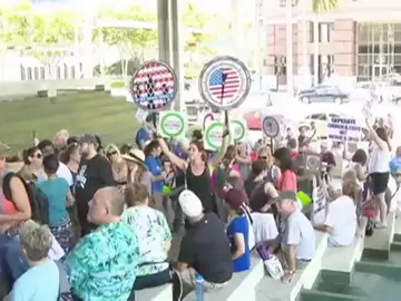 Protestas ante la insistencia de Trump en deportar a los inmigrantes Protestas ante la insistencia de Trump en deportar a los inmigrantes