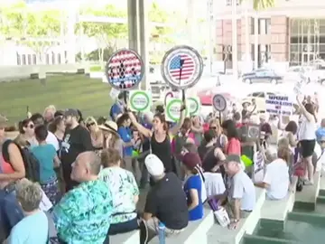 Protestas ante la insistencia de Trump en deportar a los inmigrantes Protestas ante la insistencia de Trump en deportar a los inmigrantes