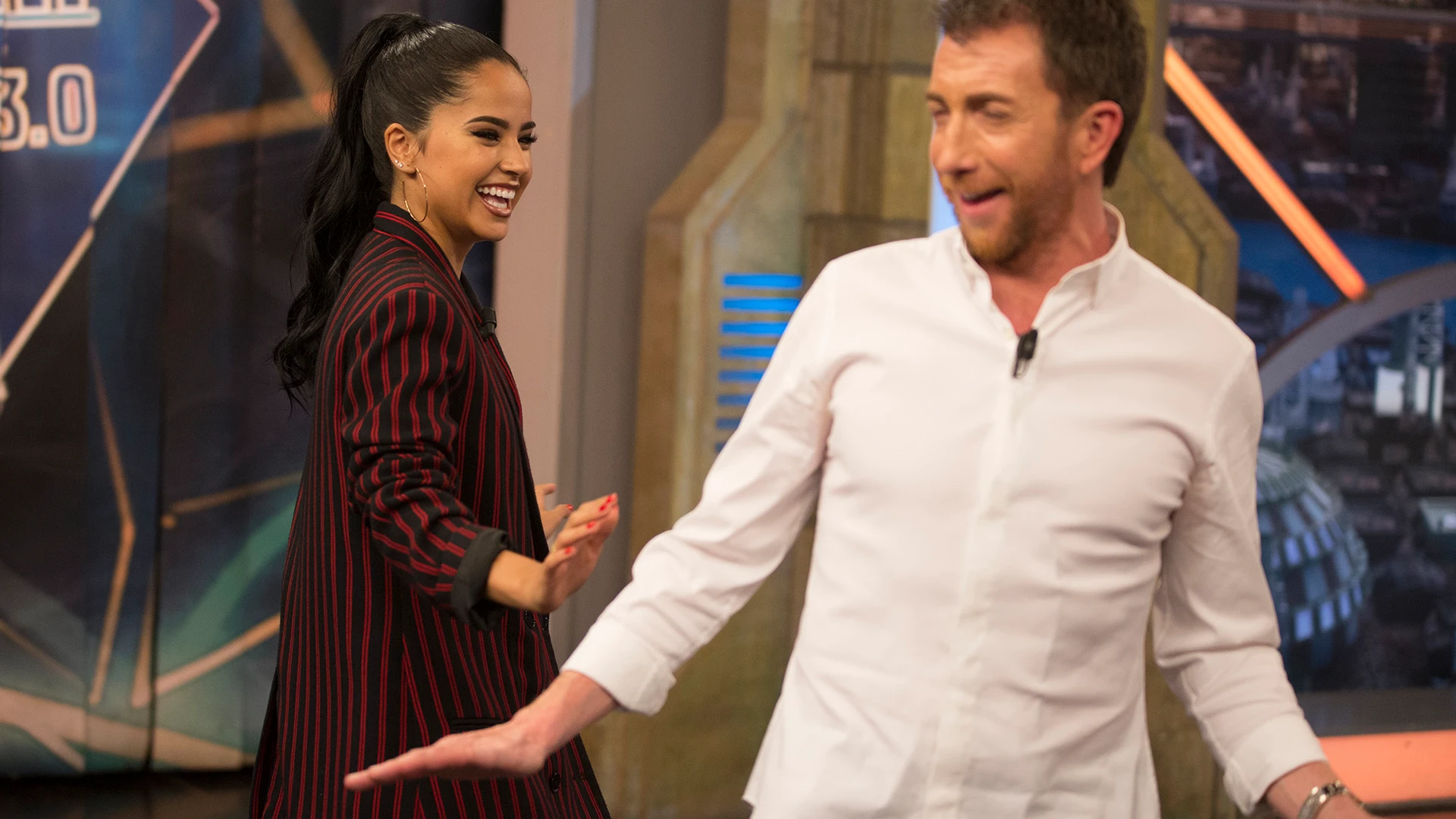 Becky G y Pablo Motos despiden 'El Hormiguero 3.0' al ritmo de 'Sin Pijama' Becky G y Pablo Motos despiden 'El Hormiguero 3.0' al ritmo de 'Sin Pijama'