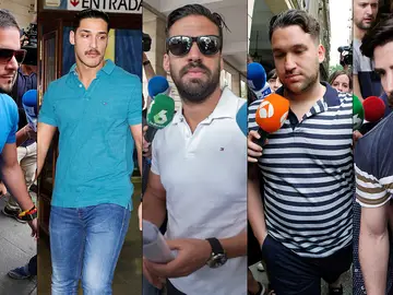 Los miembros de 'La Manada' Los miembros de 'La Manada'