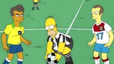 La final del Mundial de Rusia ya la vimos en un episodio de 'Los Simpson' de 1997