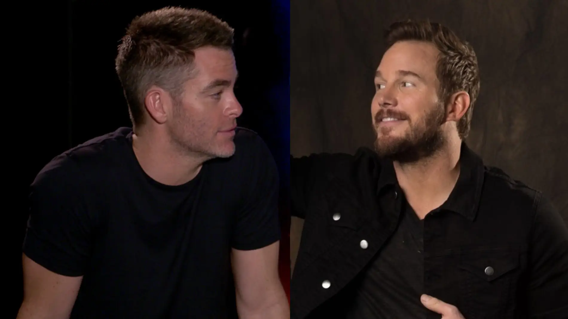 Chris Pine y Chris Pratt dándose amol