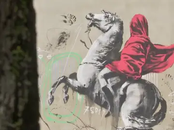 Banksy reaparece en París con seis grafitis críticos con la crisis migratoria Banksy reaparece en París con seis grafitis críticos con la crisis migratoria