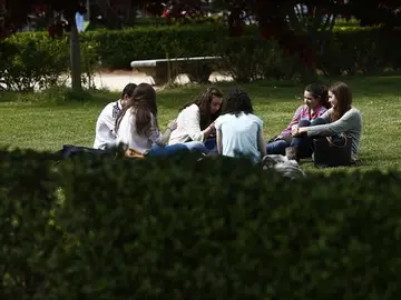 Imagen de archivo de alumnos preuniversitarios Imagen de archivo de alumnos preuniversitarios