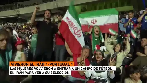 Las mujeres volvieron a entrar a un campo de fútbol en Irán para ver a su selección Las mujeres volvieron a entrar a un campo de fútbol en Irán para ver a su selección