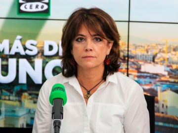 La ministra de Justicia, Dolores Delgado, durante una entrevista en Onda Cero