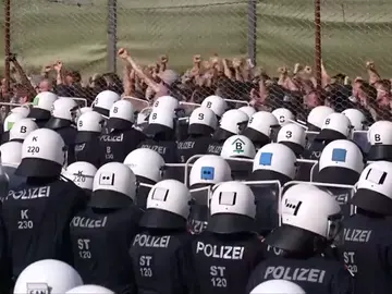Simulacro en Austria ante la llegada de inmigrantes Simulacro en Austria ante la llegada de inmigrantes