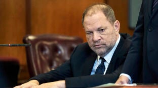 Harvey Weinstein en el juzgado