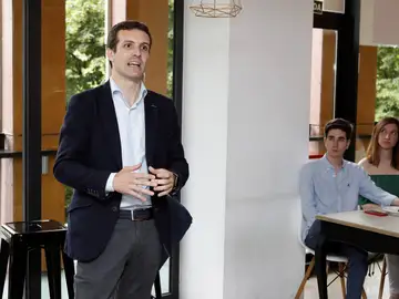 El candidato a la Presidencia del PP Pablo Casado El candidato a la Presidencia del PP Pablo Casado