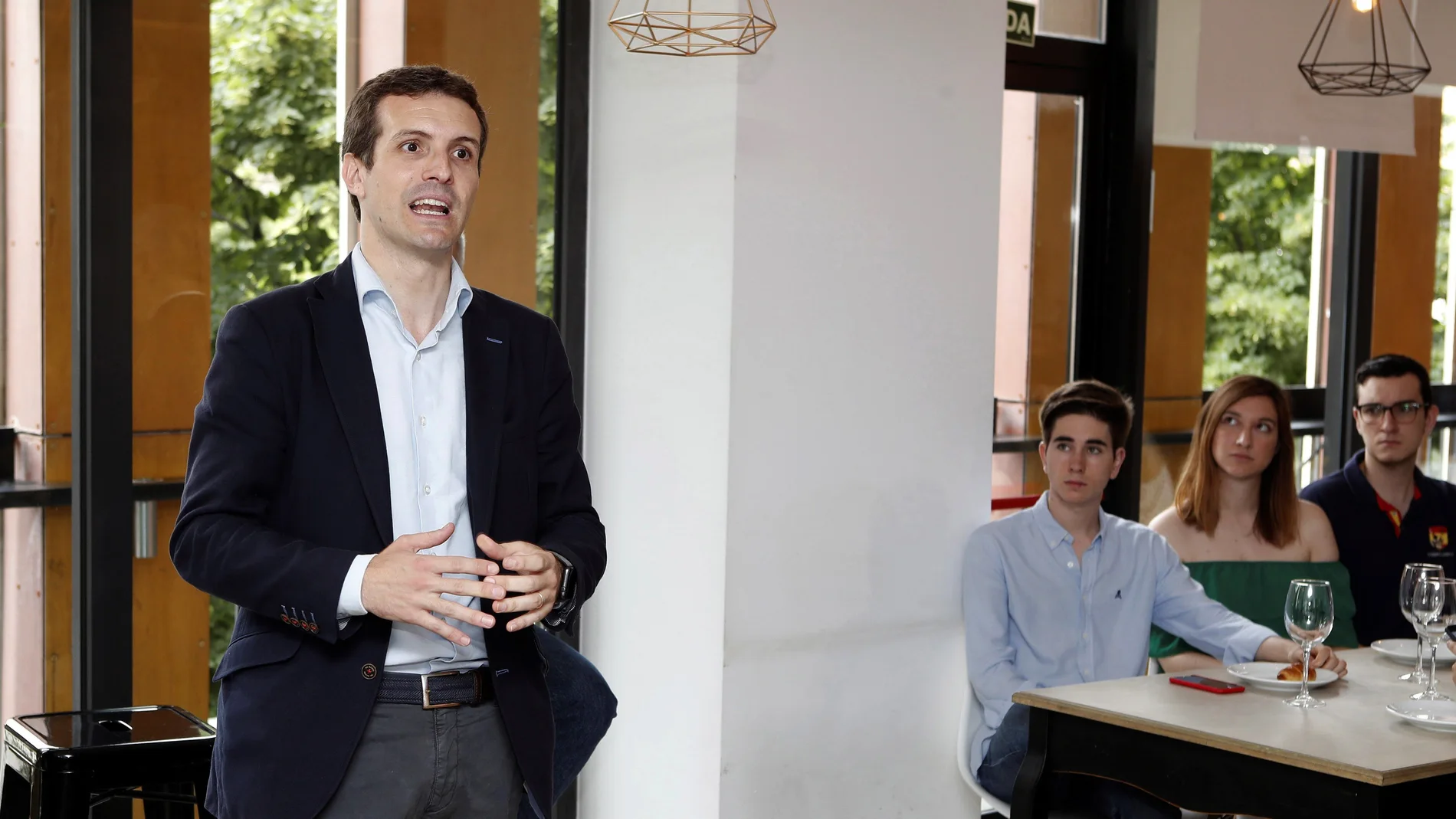 El candidato a la Presidencia del PP Pablo Casado El candidato a la Presidencia del PP Pablo Casado