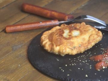 Pizza frita, increíble pero cierto. Pizza frita, increíble pero cierto.