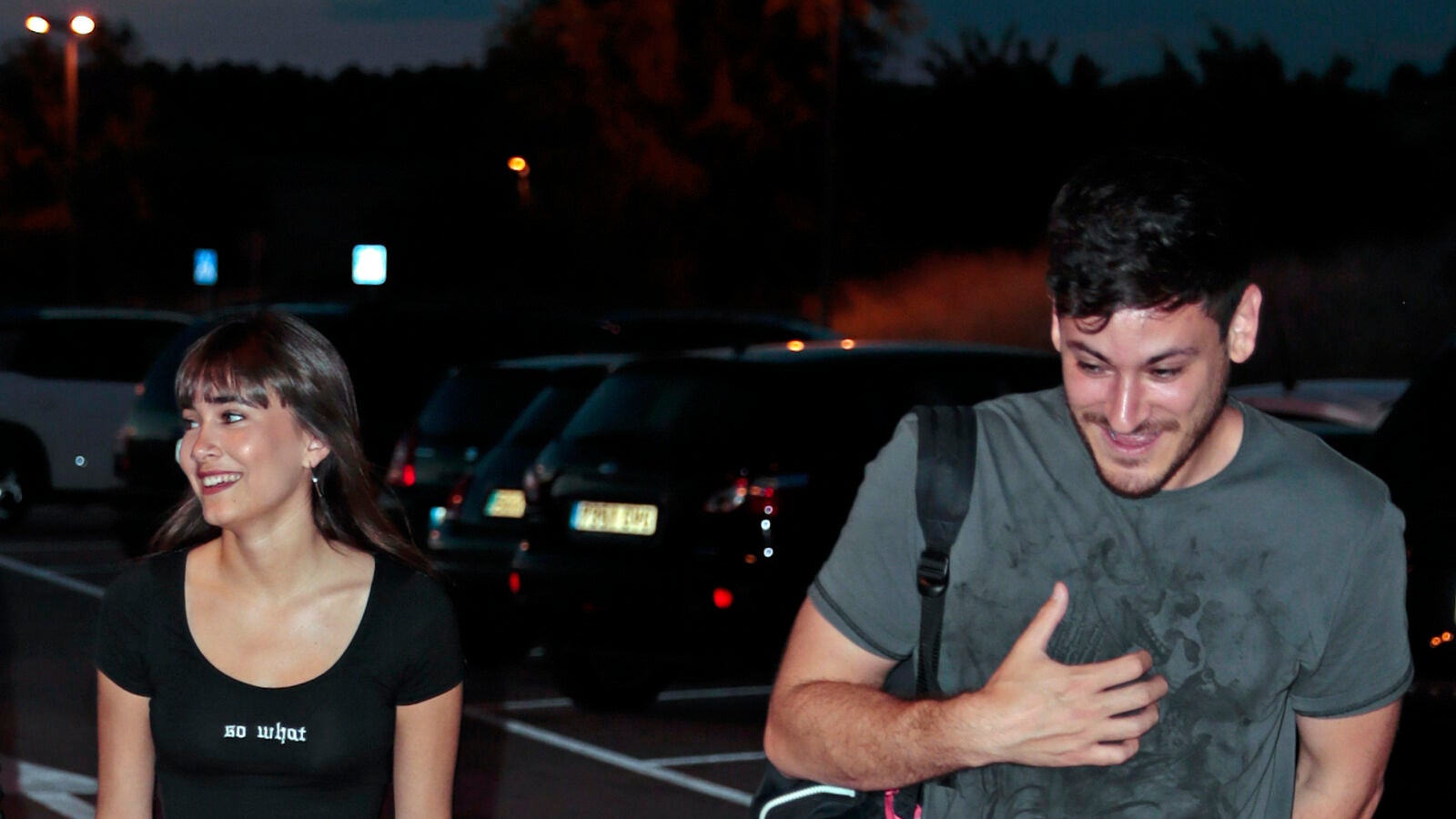 La reacción de la novia de Cepeda, Andrea Dalmau, cuando le preguntan por Aitana