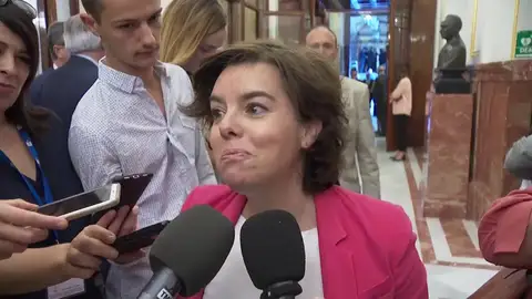 Santamaría, sobre la baja participación para elegir nuevo líder: "El señor Rivera salió elegido por menos de 6.000 votos, así que no es una cuestión de legitimación" Santamaría, sobre la baja participación para elegir nuevo líder: "El señor Rivera salió elegido por menos de 6.000 votos, así que no es una cuestión de legitimación"