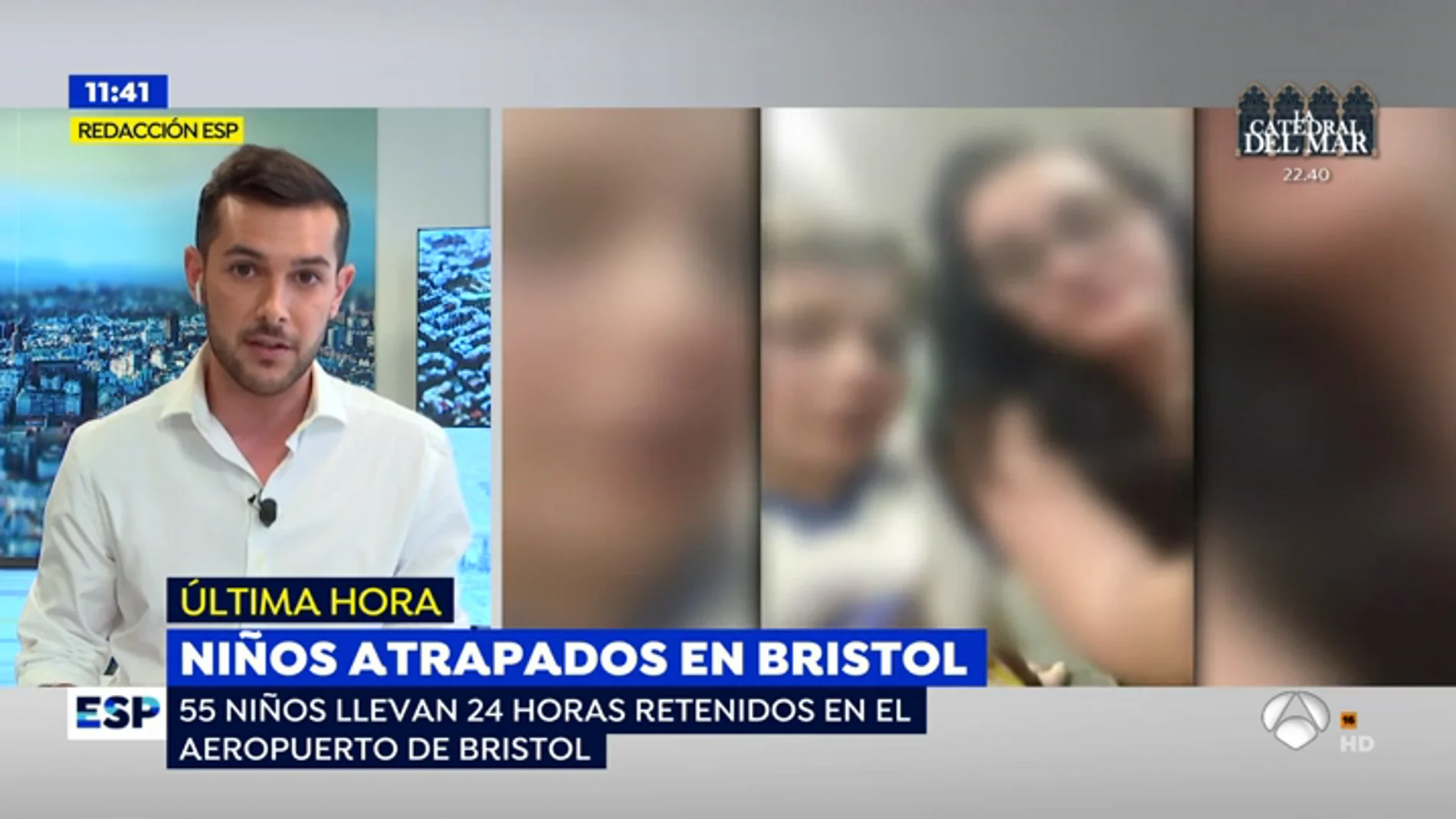  55 estudiantes españoles, atrapados en Bristol
