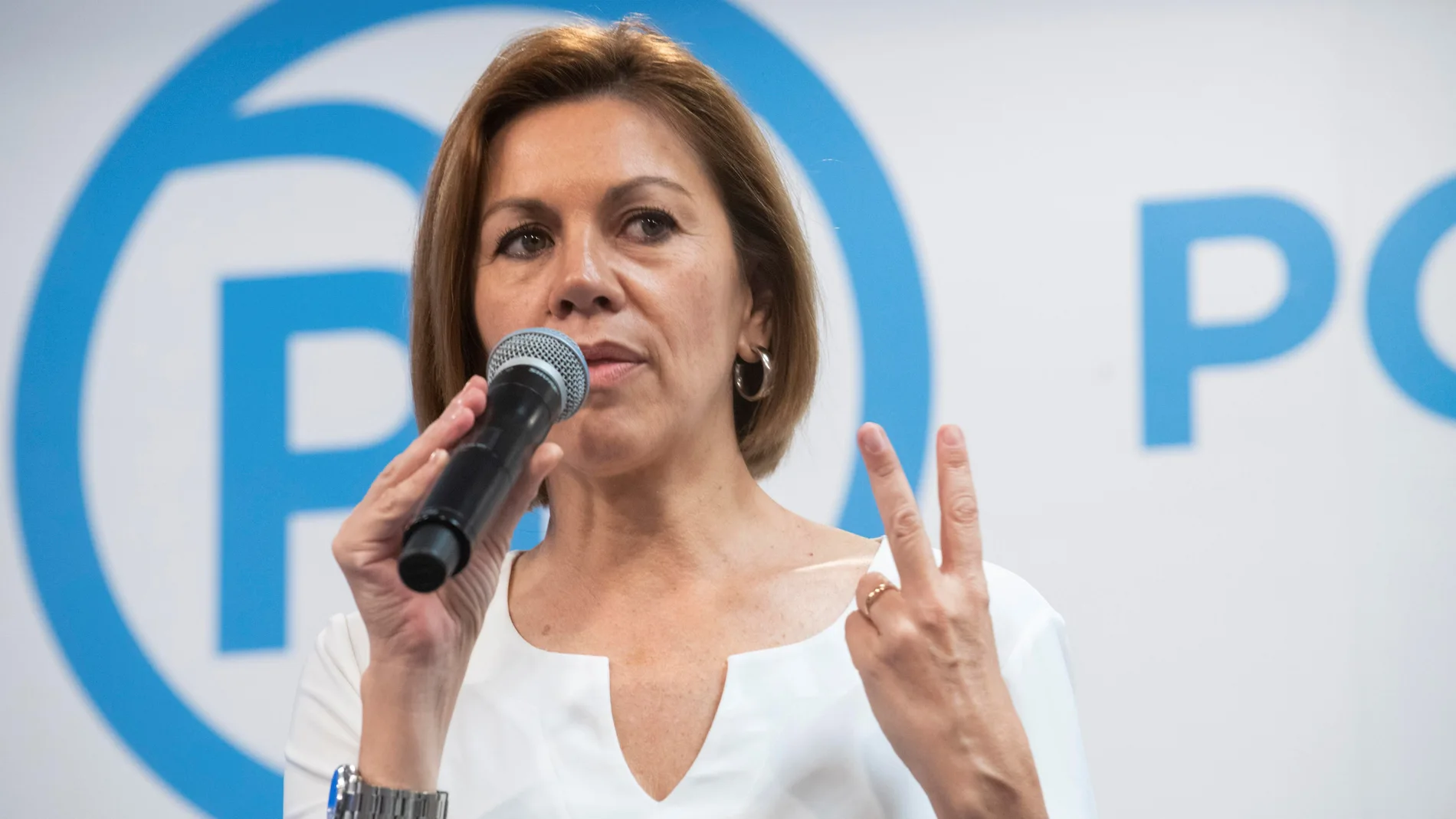 La candidata a la Presidencia del PP María Dolores de Cospeda La candidata a la Presidencia del PP María Dolores de Cospeda
