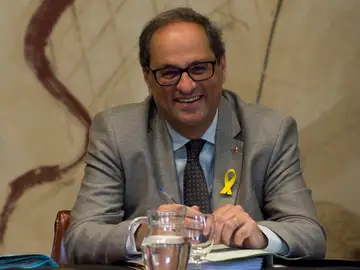 El presidente de la Generalitat, Quim Torra. El presidente de la Generalitat, Quim Torra.