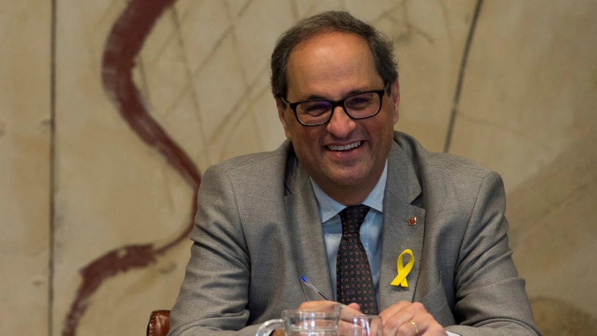 El presidente de la Generalitat, Quim Torra. El presidente de la Generalitat, Quim Torra.