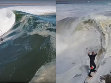 Koa Smith sufrea una ola gigante de 1.500 metros