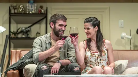 Jon Plazaola y Noemí Ruiz en Mandíbula afilada Jon Plazaola y Noemí Ruiz en Mandíbula afilada