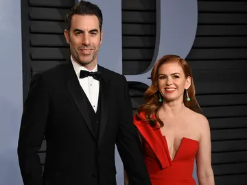Sacha Baron Cohen y Isla Fisher Sacha Baron Cohen y Isla Fisher