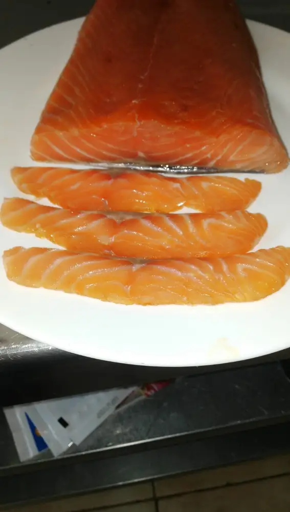 Salmón marinado