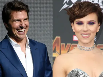 Tom Cruise y Scarlett Johansson Tom Cruise y Scarlett Johansson
