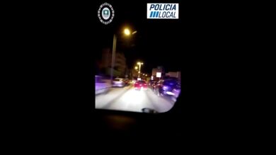 Impresionante persecución policial que acaba con cuatro detenidos en Mallorca