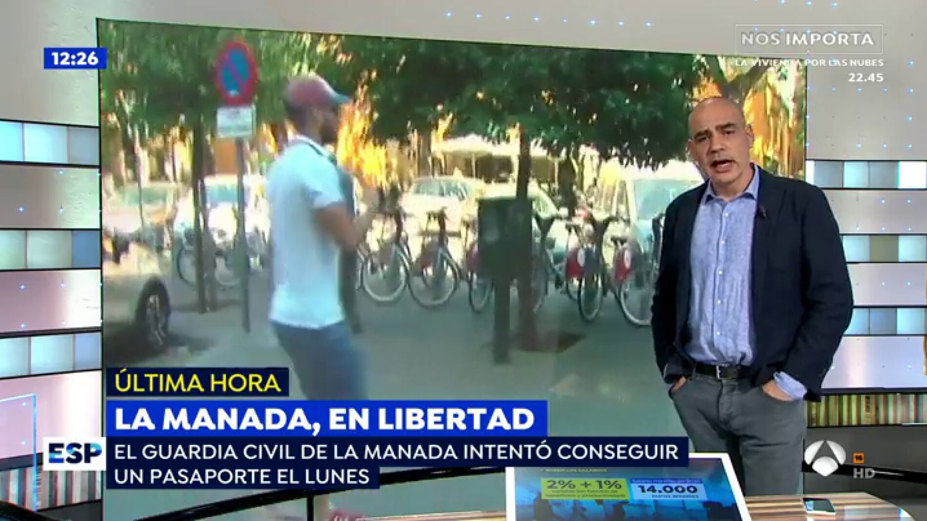  El guardia civil de 'La Manada' intent&oacute; sacar el pasaporte