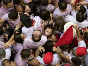 La Plaza Consistorial hasta la bandera. La Plaza Consistorial hasta la bandera.