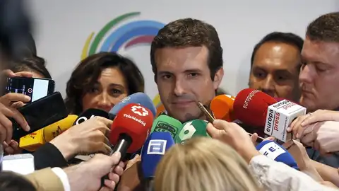 El candidato a la Presidencia del PP, Pablo Casado El candidato a la Presidencia del PP Pablo Casado